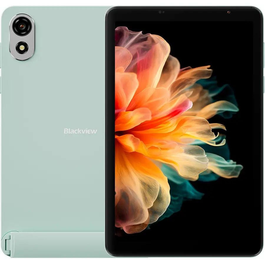 Blackview Zeno 1 LTE 6GB/256GB 8-inch HD IPS 800x1280 90Hz Unisoc T615 Octa-core 1.6GHz 8MP Front/8MP Back Camera Battery 6000mAh No Charger Type-C L1 NetflixHD TUV Android 15 Jungle Green