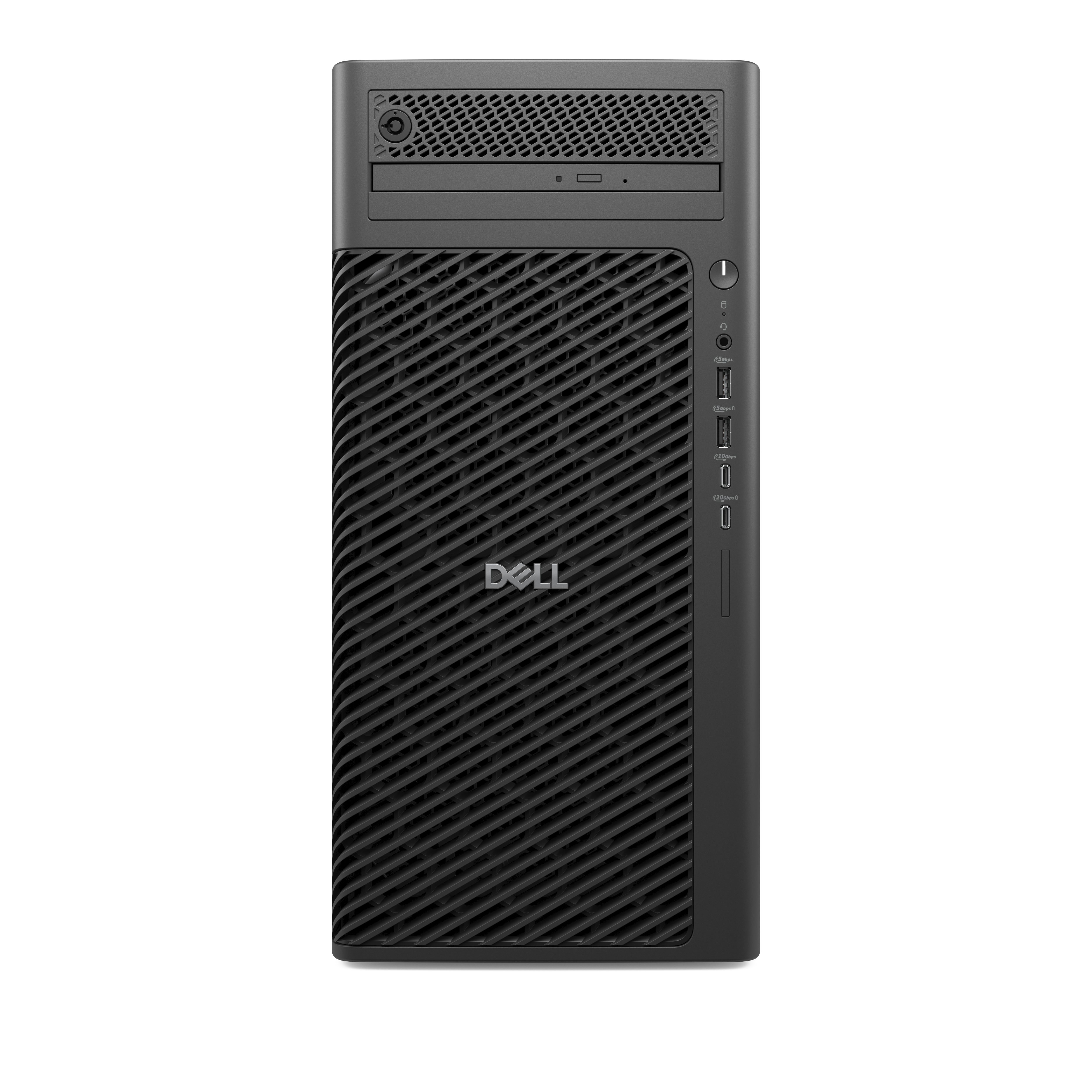 Desktop PC Dell Pro Max FCT2250 T2, Intel Core Ultra 9 - 285 (24 C / 24 T, 2.5 GHz - 5.6 GHz, 36 MB cache), 32 GB RAM, 1 TB SSD, Fara unitate optica, Intel Graphics, 1500 W, Windows 11 Pro