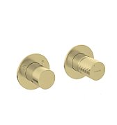 Shower faucet with diverter - horizontal