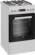 Beko FSE52323DWD cooker Freestanding cooker Electric Gas White
