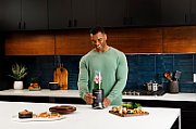 NutriBullet NB1206DGCC blender 0.9 L Tabletop blender 1200 W Black  Transparent