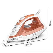 Tefal Virtuo 30 FV2C40E0 iron Dry & Steam iron Ceramic soleplate 2000 W Peach  White
