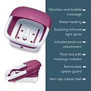 Beurer FB 30 foot bath 60 W Pink  White