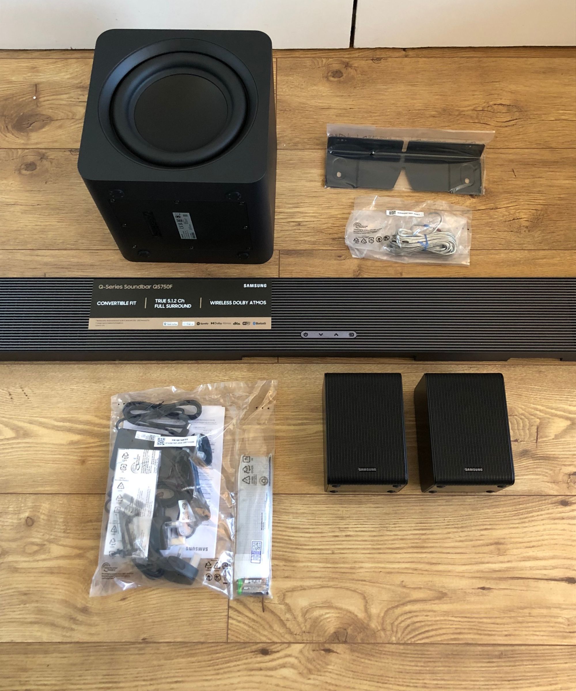 Samsung Q-series HW-QS750F Black 5.1.2 channels