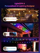 Smart outdoor lights 30M ZB1 AI  multicolor