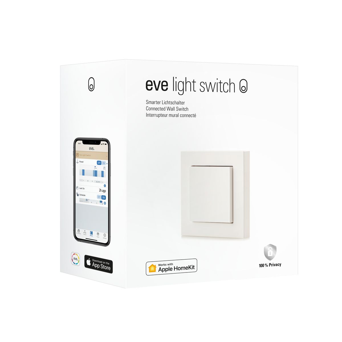Eve Light Switch - wireless light switch - Bluetoo