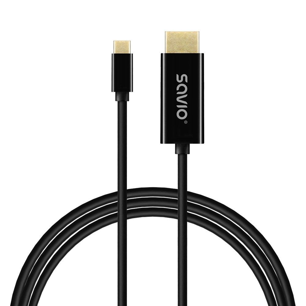 SAVIO CL-191 USB-C to HDMI Cable  30Hz  2m  plastic