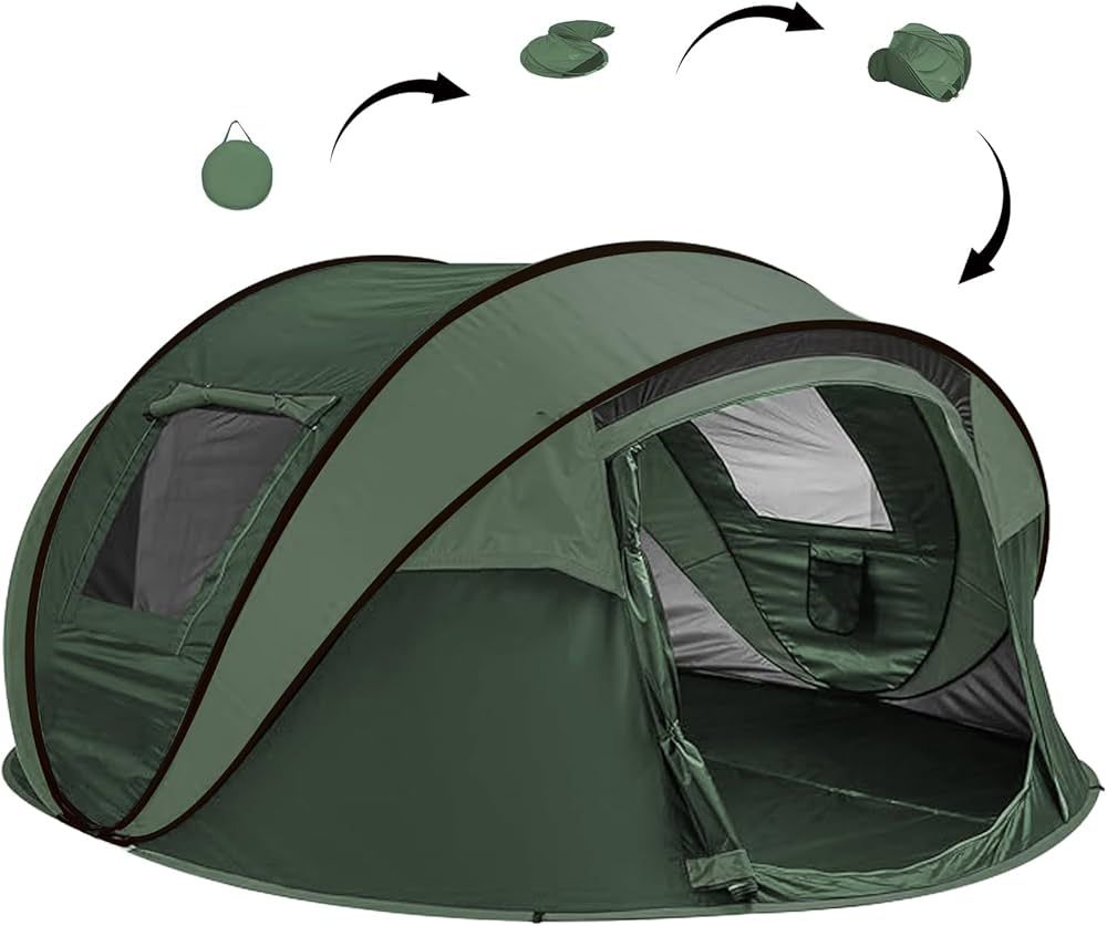 Easy Camp Family tent | Hidra 5 | 5 person(s) | Green