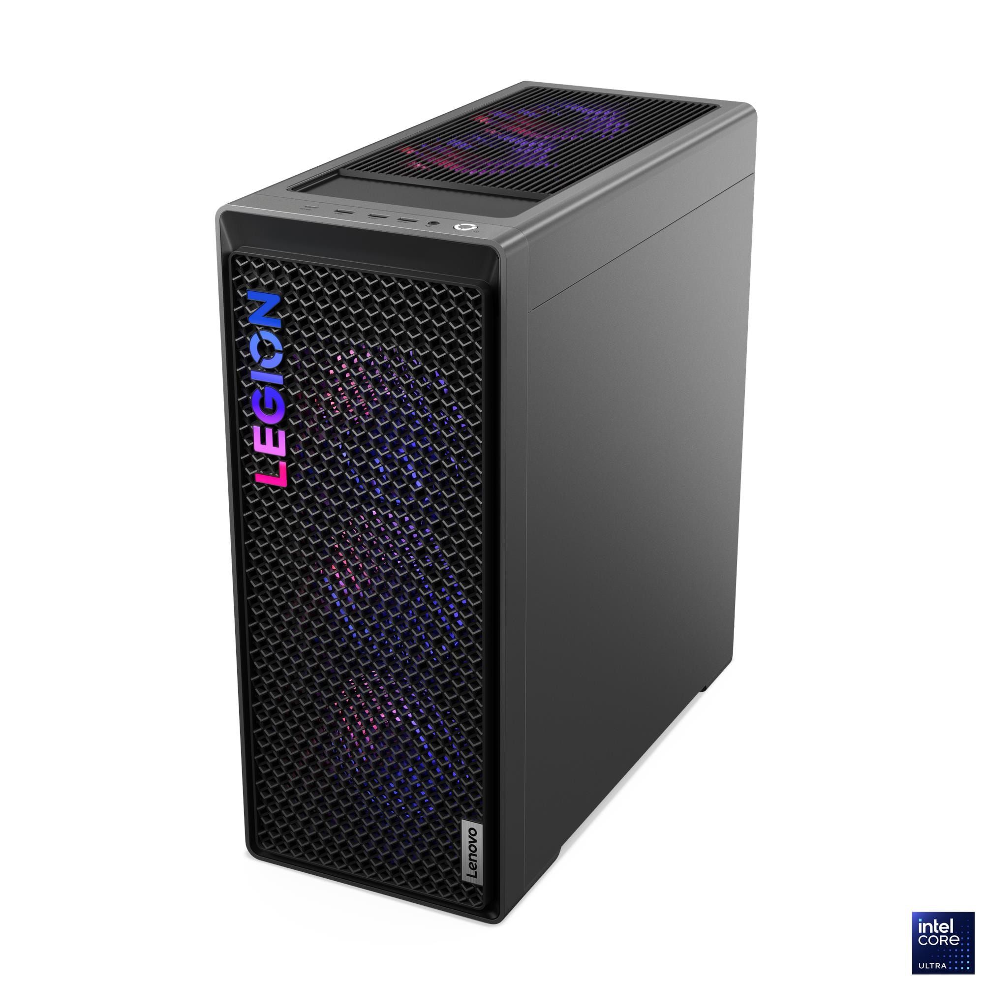 Desktop PC Lenovo Legion T7 34IAS10, Intel 285K (24 C / 24 T, 3.2 GHz - 5.7 GHz), 64 GB RAM, 2 TB SSD, NVIDIA GeForce RTX 5070 Ti 16 GB, Fara sistem de operare