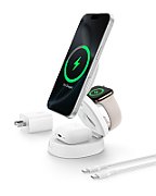 Wireless charger Qi2 15W for 3 devices w/MagSafe