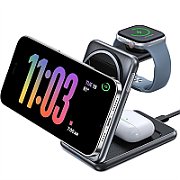 Wireless charger Qi2 15W for 3 devices w/MagSafe