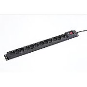Armac Multi M12 | Power strip | surge protector  12 sockets  5m cable  black