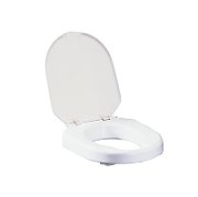 Toilet seat elevation cap with flap Etac HI-Loo 10 cm