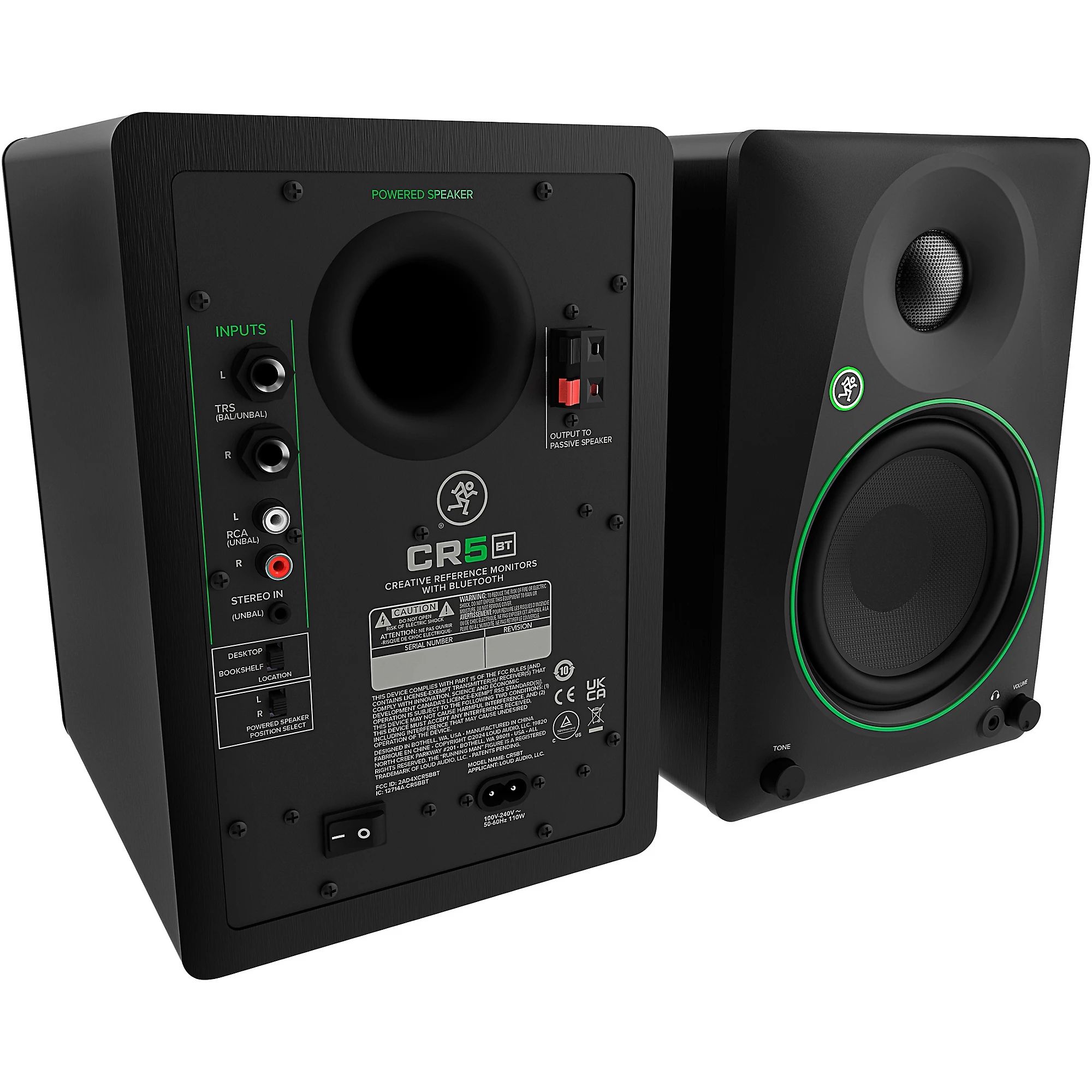 Mackie CR5BT Active Monitors with Bluetooth