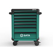 Workshop trolley 7-drawer ST95113G green