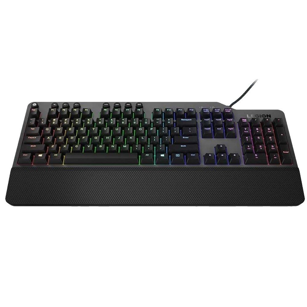 Lenovo Legion K500 keyboard USB QWERTZ Black  Grey