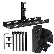 Maclean under-desk cable organizer  max. load 5kg  white  MC-105 W