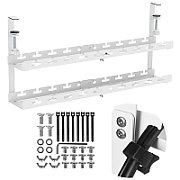 Maclean under-desk cable organizer  max. load 5kg  max. 728mm  2 levels  white  MC-102 W