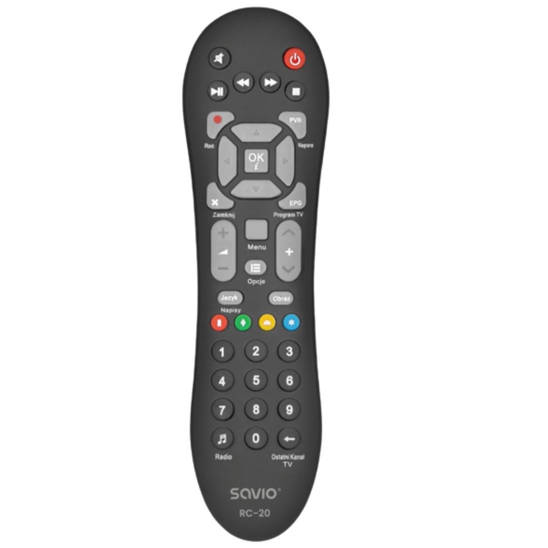 Savio RC-20 remote control IR Wireless DTV  TV Press buttons