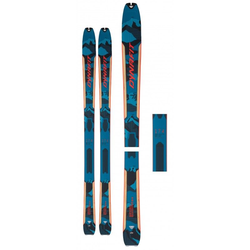Zestaw seven summits+ women ski set-flamingo-reef-158cm DYNAFIT