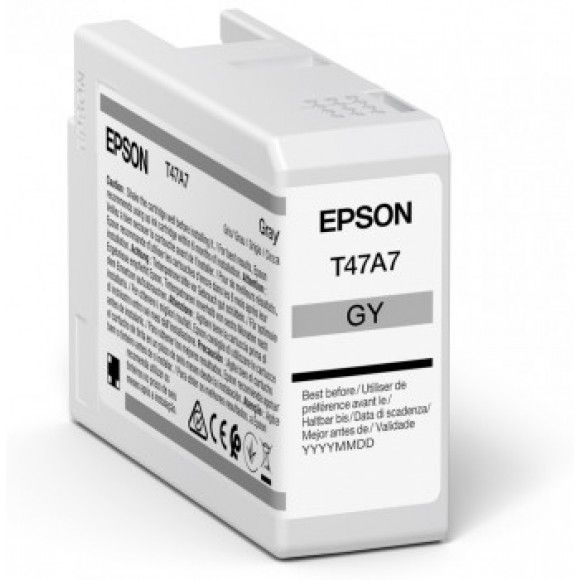 Cartus cerneala Epson C13T47A700 ,Gri ,50 ml ,Original (T47A7) 