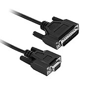 RS-232 printer cable black