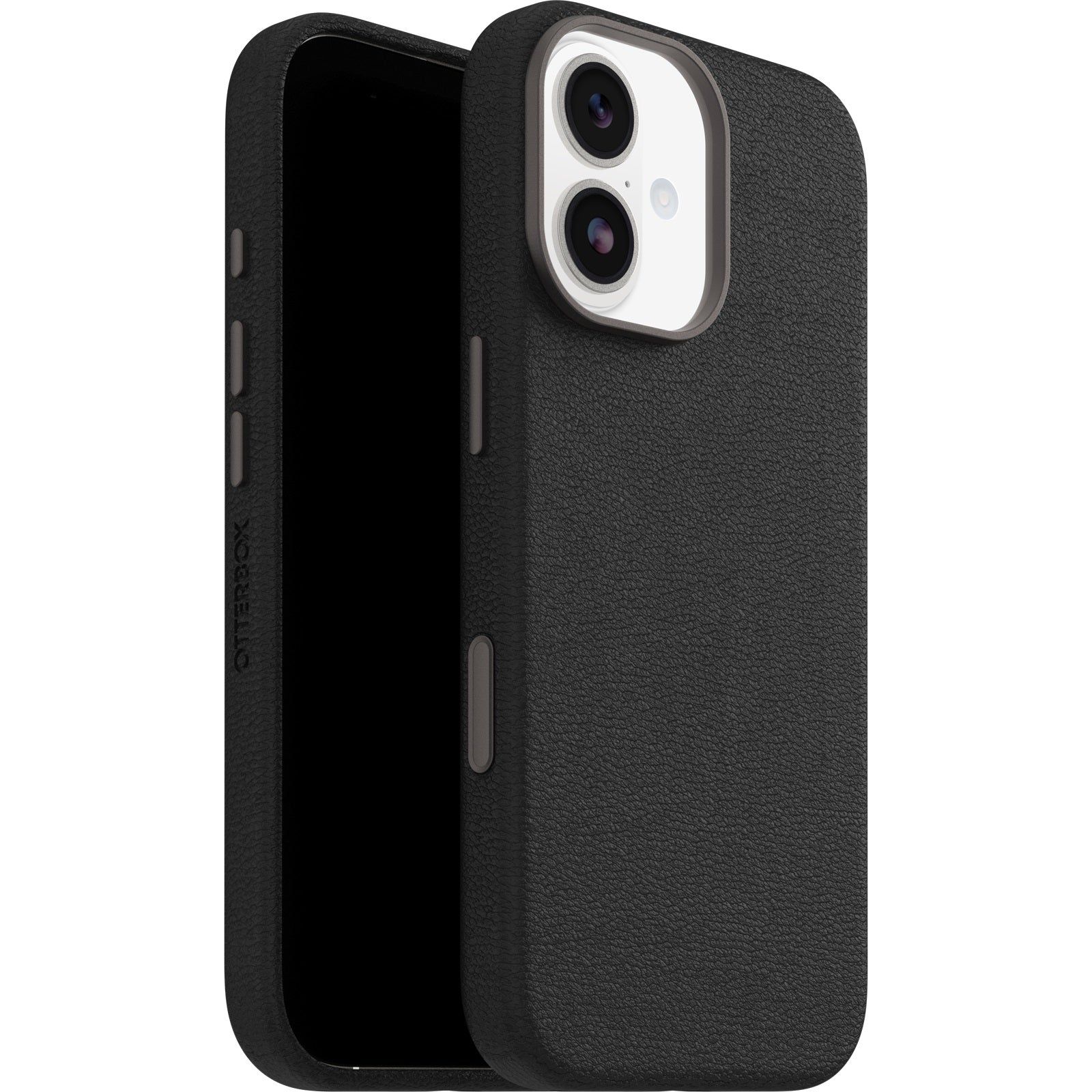 OB SYMMETRY CACTUS LEATHER CAM/CTRL APPLE IPHONE 17 NOIR BLACK