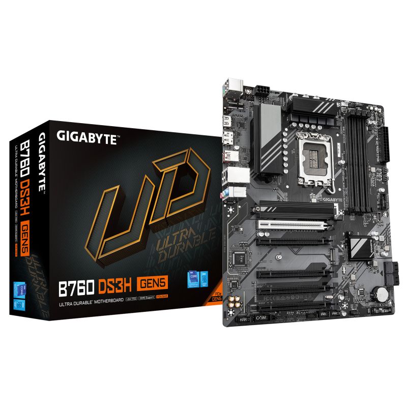 B760 DS3H GEN5, LGA1700, ATX, Negru