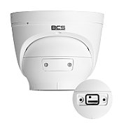 BCS BCS-P-EIP55VSR4-Ai2 Cameră dome IP 5MP cu zoom motorizat, IR 40m, carcasă IP67, IK10