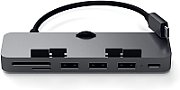 Satechi Aluminum Type-C CLAMP PRO Hub (3x USB 3.0,MicroSD) - Silver