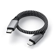 Satechi USB-C to Lightning Short Cable 25cm - Space Grey