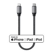 Satechi USB-C to Lightning Short Cable 25cm - Space Grey