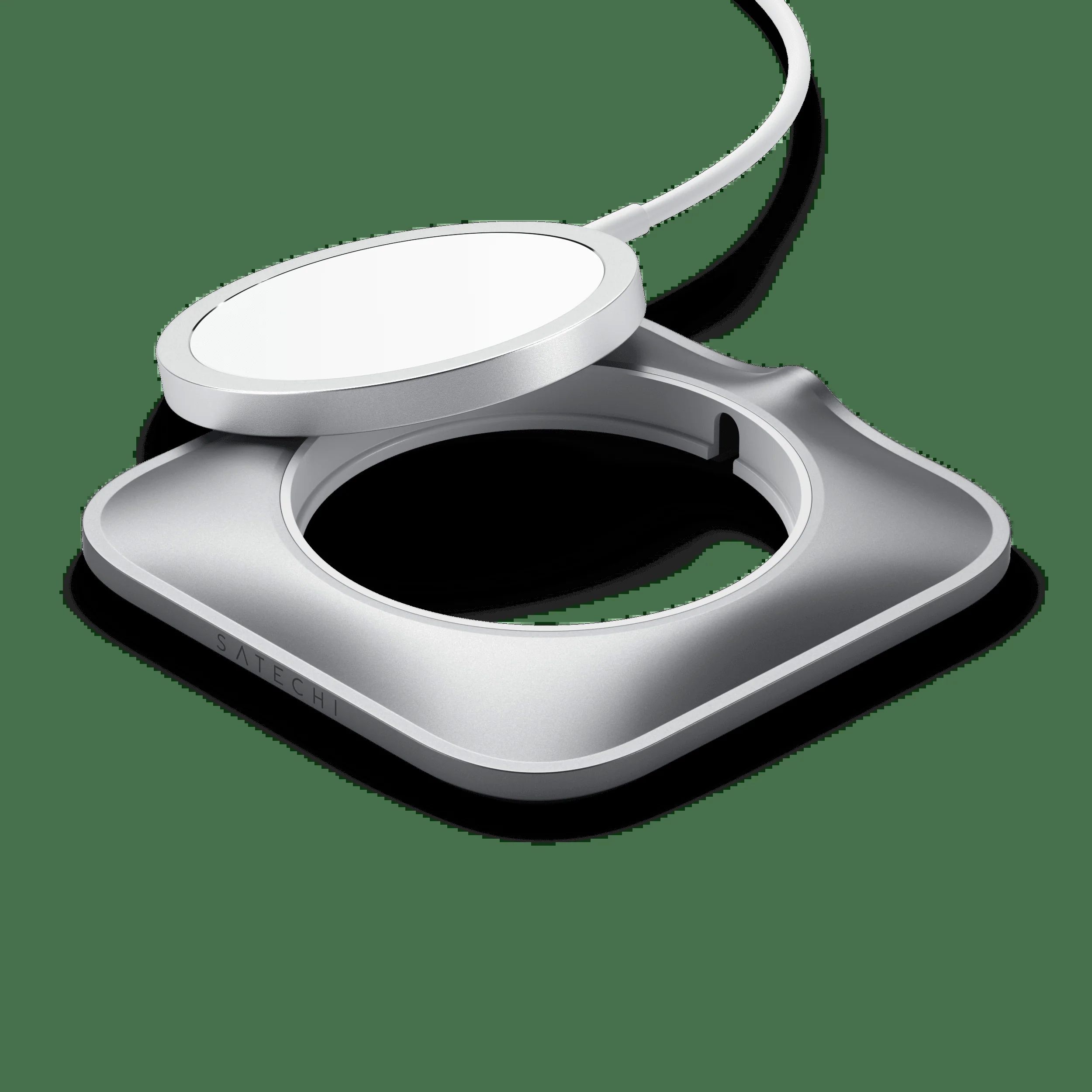 Satechi Aluminium Dock for Mag safe Charger iPhone 12 Pro Max/12 Pro/12 Mini/12 - Space Grey