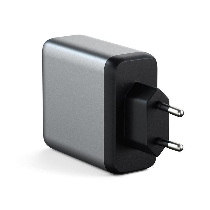 Satechi 100W USB-C PD Wall Charger Gallium Nitride (GaN) charging - Space Grey