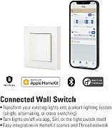 Eve Light Switch Connected Wall Switch - Thread compatible