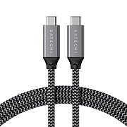 Satechi USB4 C-To-C Braided Cable 40 Gbps 25cm - Grey