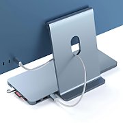 Satechi USB-C Slim Dock 24  IMAC (1xType-C Upstream Port,2x USB 2.0,1xMicro SD,1xSD Card,1xUSB-A,1x M.2 SSD slot, 1xUSB-C) colour match cable inc. - Blue