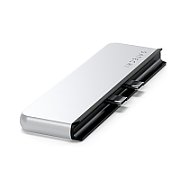 Satechi DUAL USB-C HUB for SURFACE PRO 9 (1x USB4 Pass-through Port 100W PD, 1x 6K/60Hz or Dual 4K/60Hz Video 40Gbps,2x USB-C 3.2 Gen 2 Port, 1x USB-A 3.2 Gen 2, HDMI 2.0 Port (4K/60Hz) SD/microSD)