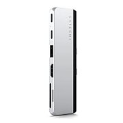 Satechi DUAL USB-C HUB for SURFACE PRO 9 (1x USB4 Pass-through Port 100W PD, 1x 6K/60Hz or Dual 4K/60Hz Video 40Gbps,2x USB-C 3.2 Gen 2 Port, 1x USB-A 3.2 Gen 2, HDMI 2.0 Port (4K/60Hz) SD/microSD)