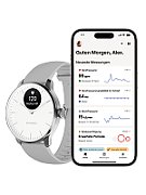 Withings Scanwatch Light / 37mm (Activity, Sleep Tracker / Stainless steel, fkm wristband, sapphire glass) - White