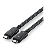 Satechi Thunderbolt 4 Pro Braided Cable 1m (PD240W,40Gpbs data,8K resolution) - Black