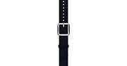 Withings Polyethylene terephthalate Wristband 18mm w Silver buckle for Scanwatch 38mm, Steel HR 36mm, Withings Move, Move ECG, Steel - Blue & White