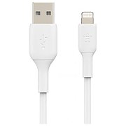 Belkin BOOST CHARGE USB-A to Lightning Cable, PVC - 1M (2 PK) - White