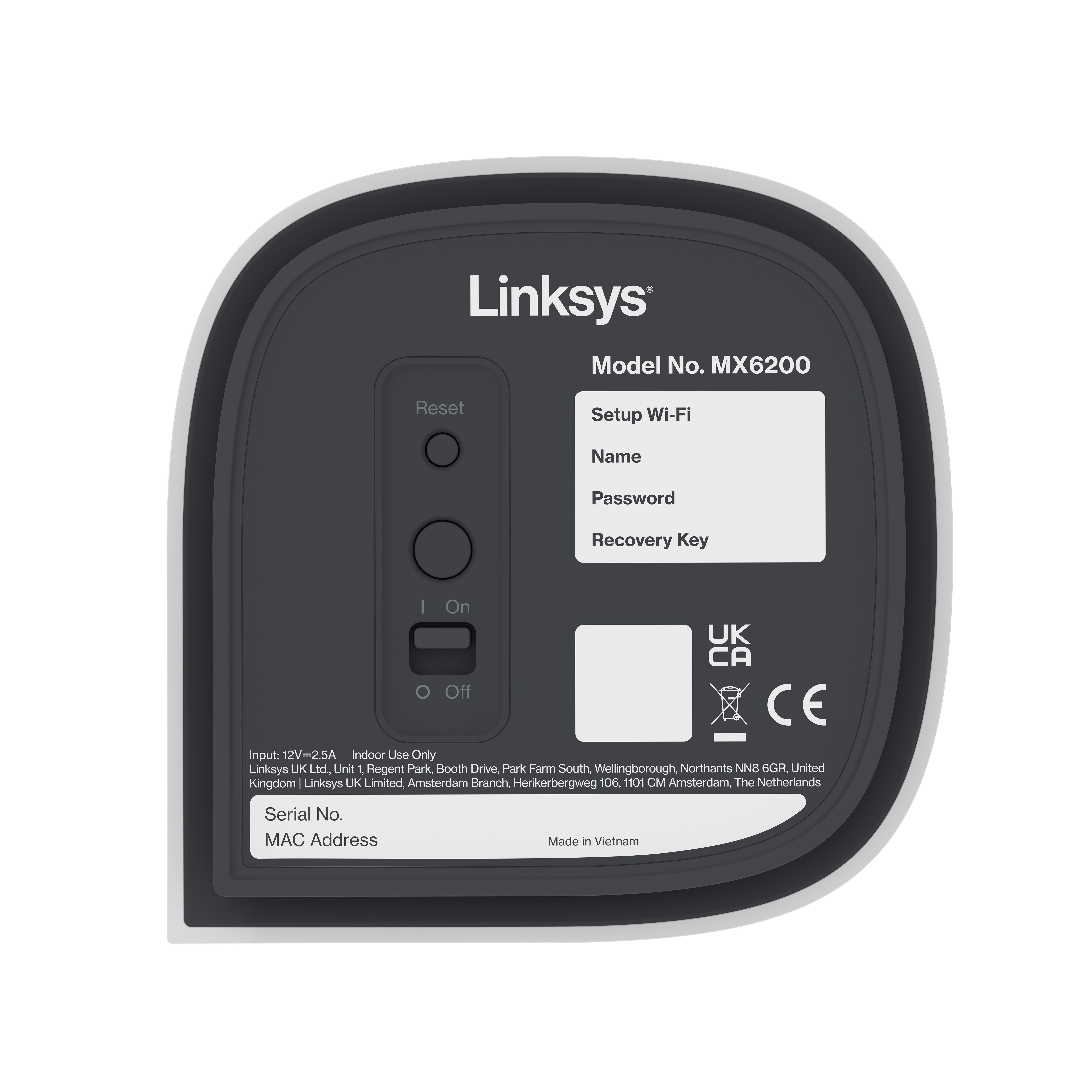 Linksys Velop MX6202 Tri-Band Mesh WiFi 6E System, 2-Pack