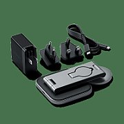 Satechi 3-in-1 Foldable Qi2 Wireless Charging Stand with Type A,C,G plugs - Space Gray