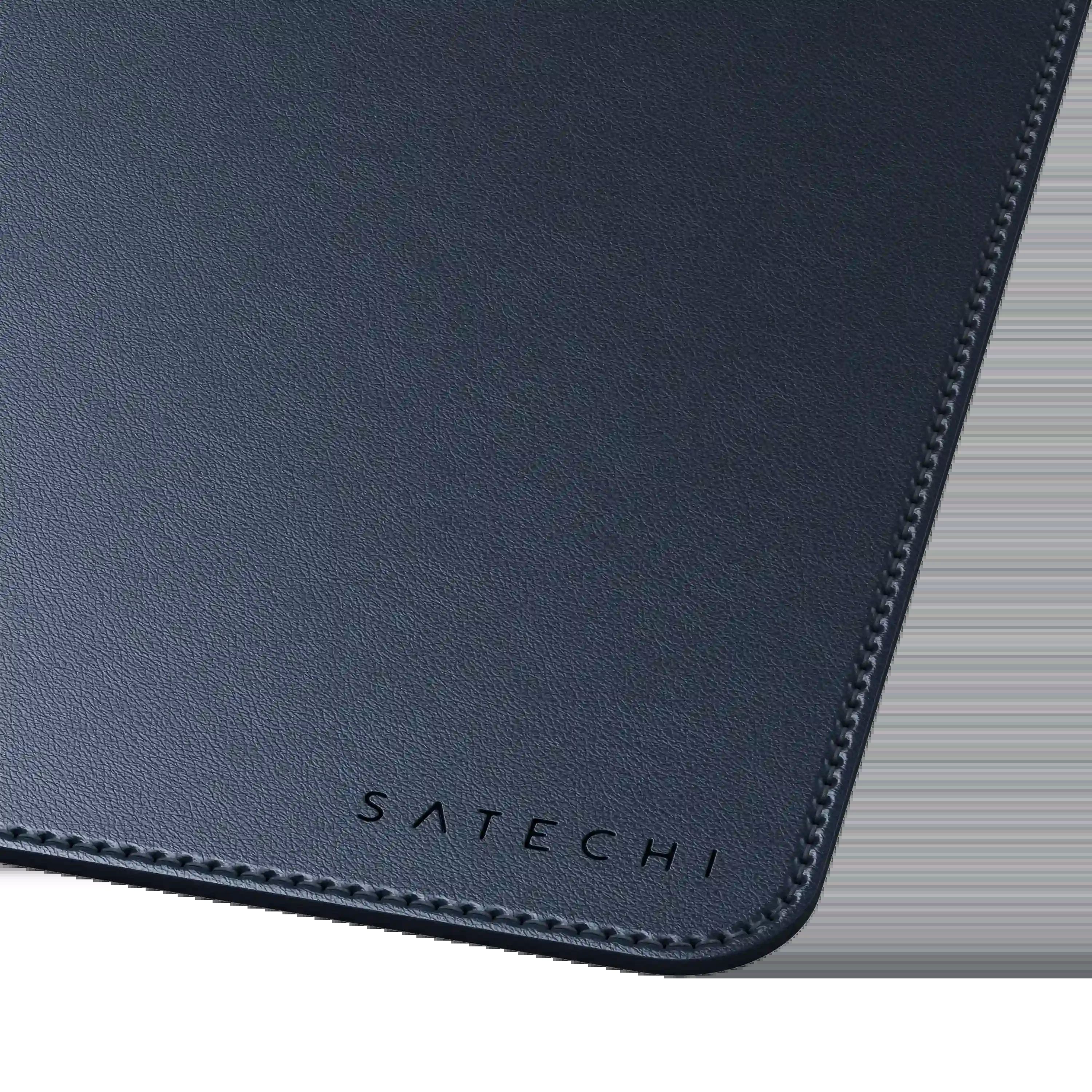 Satechi Vegan-Leather Premium Desk Mat - Blue