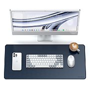 Satechi Vegan-Leather Premium Desk Mat - Blue