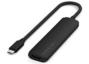 Satechi 4-in-1 USB-C Slim Multiport Adapter 4K - Black