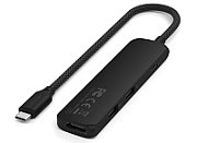 Satechi 4-in-1 USB-C Slim Multiport Adapter 4K - Black