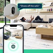 Arlo Essential (Gen.2) 2K Indoor Security Camera - 2 Camera Kit - White